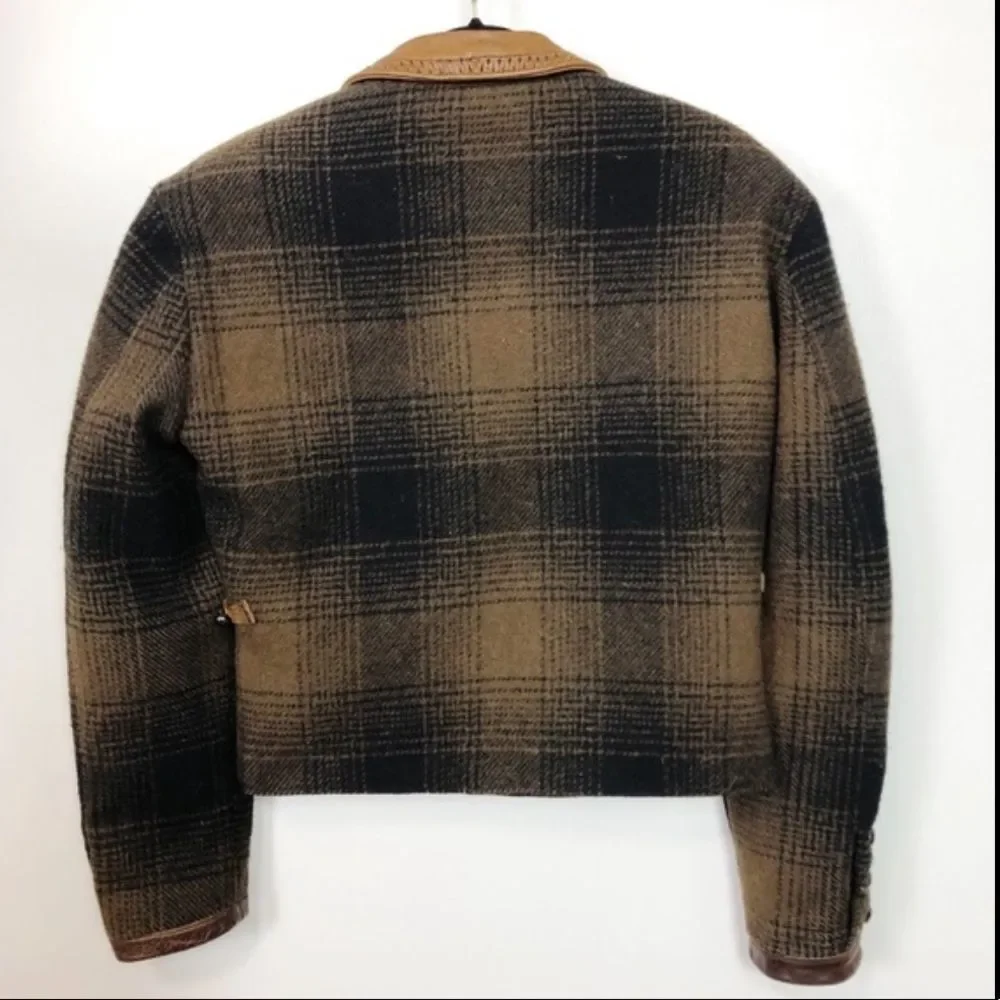 Vintage Alan Michael Western Plaid Blazer